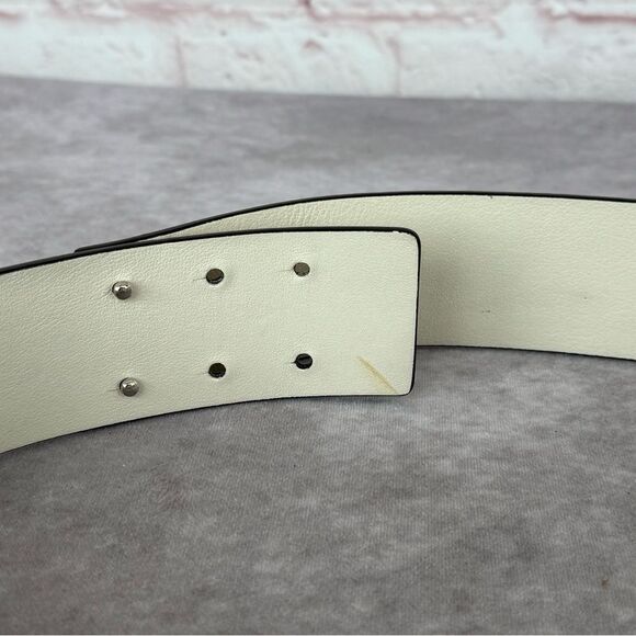 $565 Gucci Leather Horsebit Waist Belt w/Silver Horsebit 363024 90/36 - Picture 7 of 11